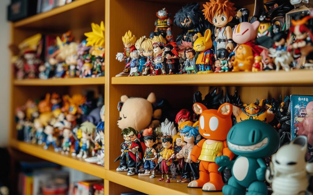 Découvrez des figurines et peluches uniques pour votre collection déco